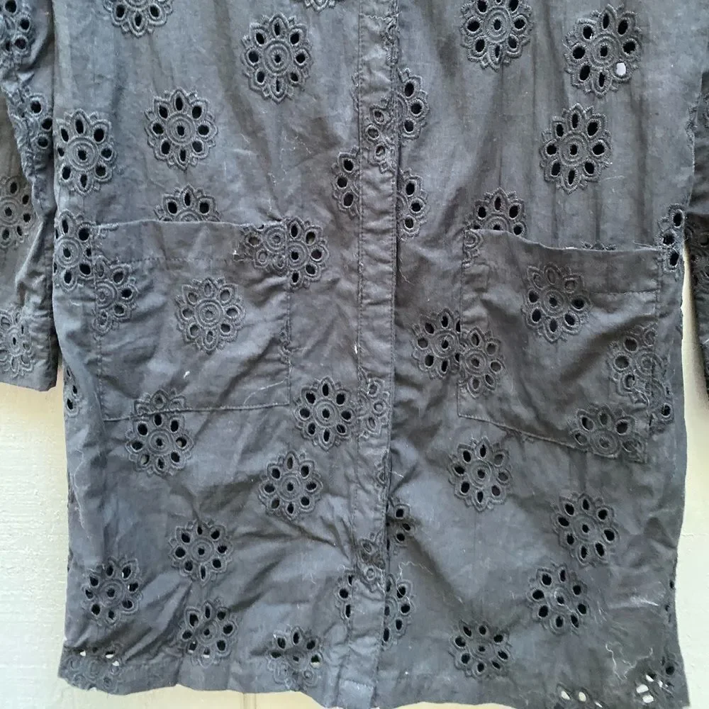 Patrick Robinson‎ Eyelet Tunic Dress Coverup